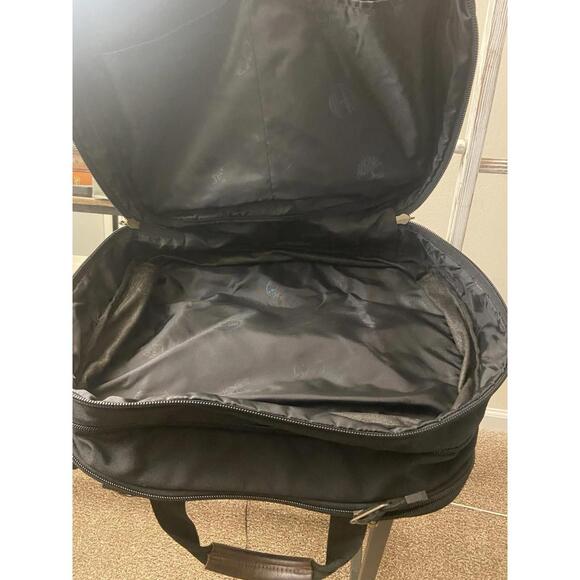 Timberland canvas leather smaller duffle travel carry on bag - Picture 14 of 16